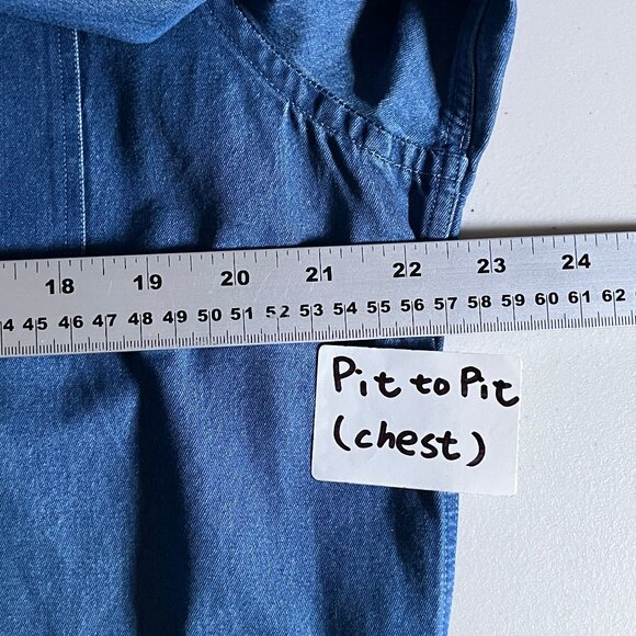 Norse Projects Anton Denim Button Down Shirt - Men's Size XL - Blue - Picture 8 of 10